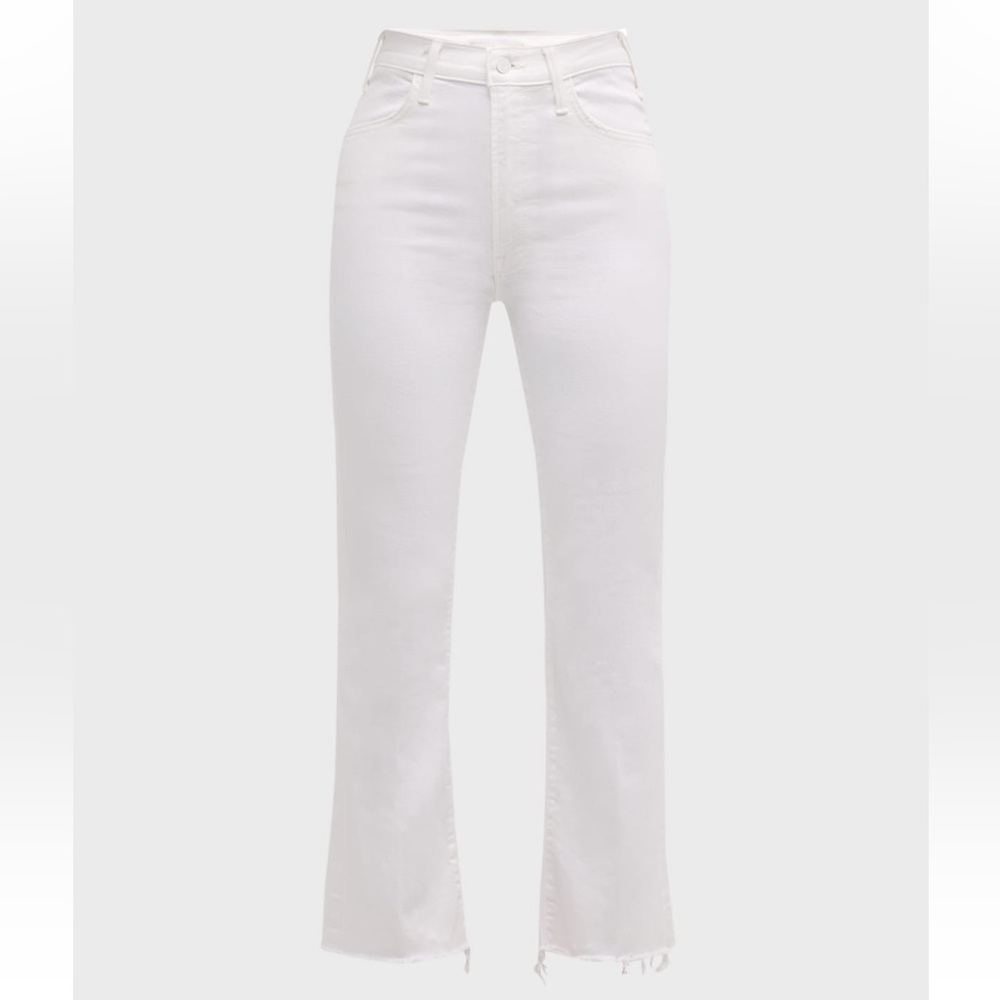 NWOT MOTHER "The Hustler" ankle fray jeans